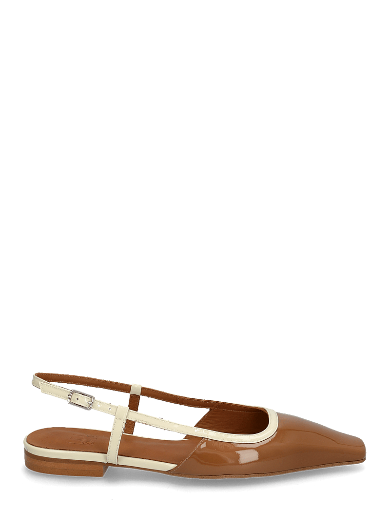 Billi Bi - Sling back - platta slingbacks - camel patent - 1