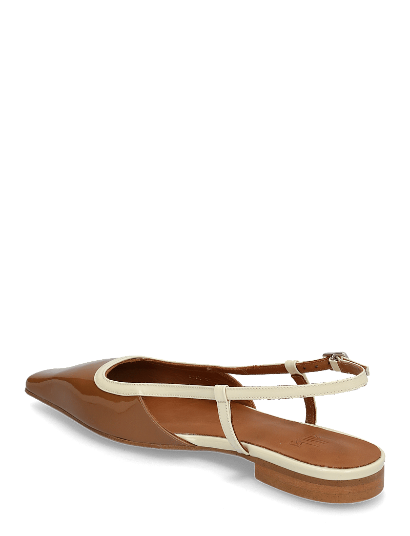 Billi Bi - Sling back - platta slingbacks - camel patent - 2