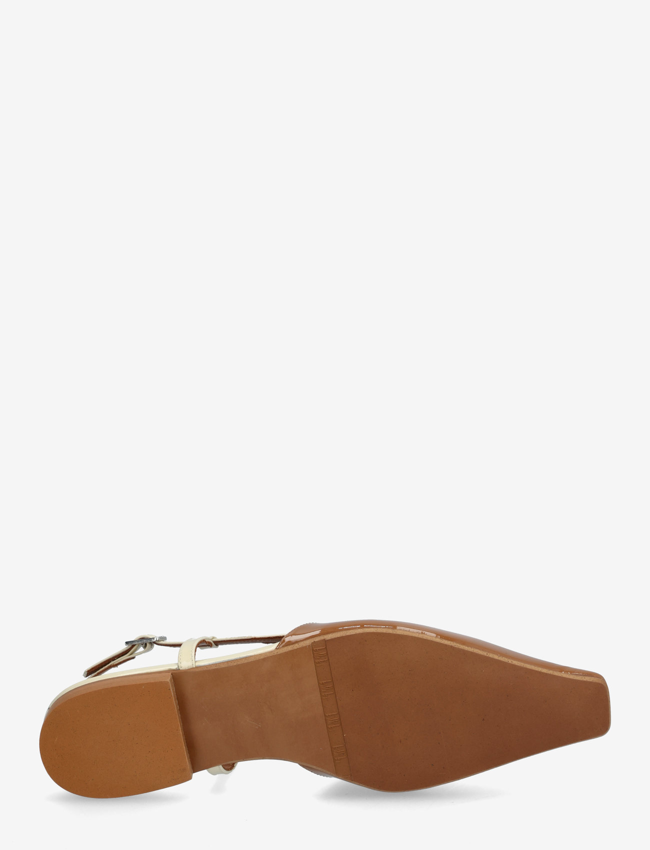 Billi Bi - Sling back - kvinder - camel  patent - 4