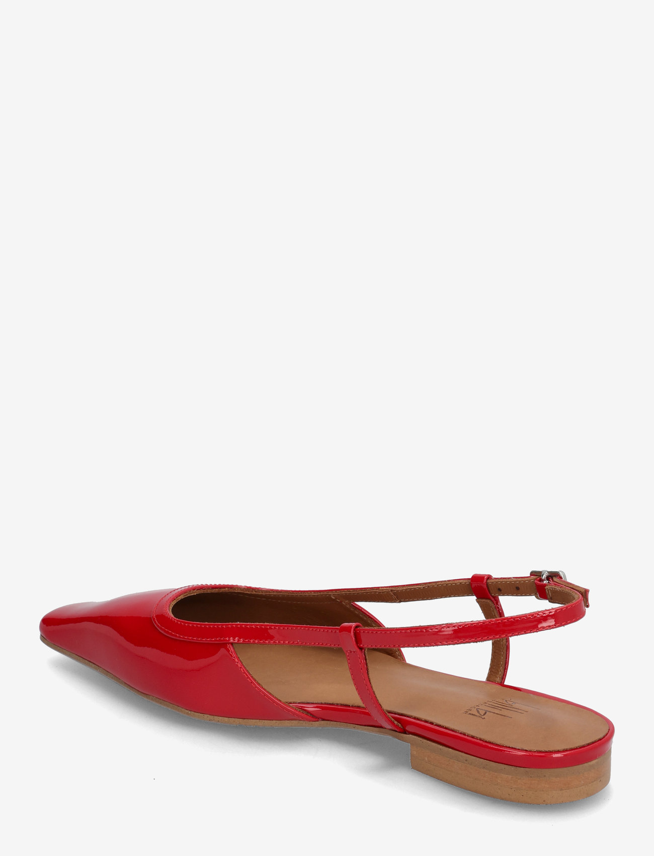 Billi Bi - Sling back - matalakorkoinen slingbacks - red patent - 2