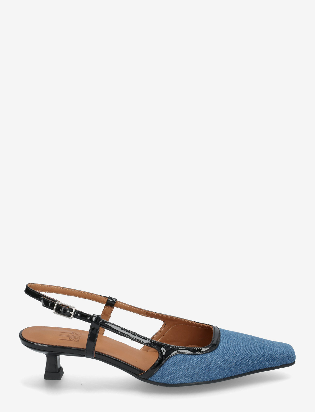 Billi Bi - Sling back - högklackade slingbacks - jeans denim - 1