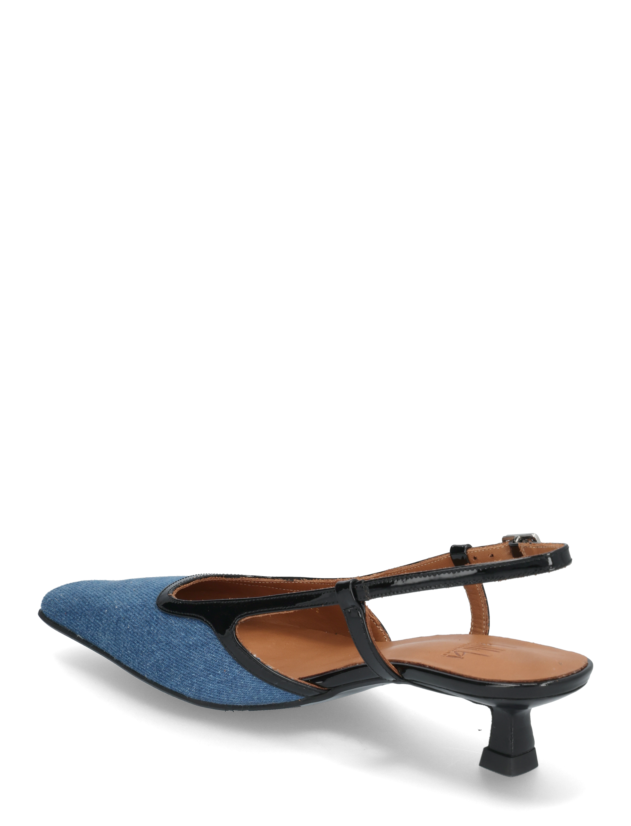 Billi Bi - Sling back - heeled slingbacks - jeans denim - 2