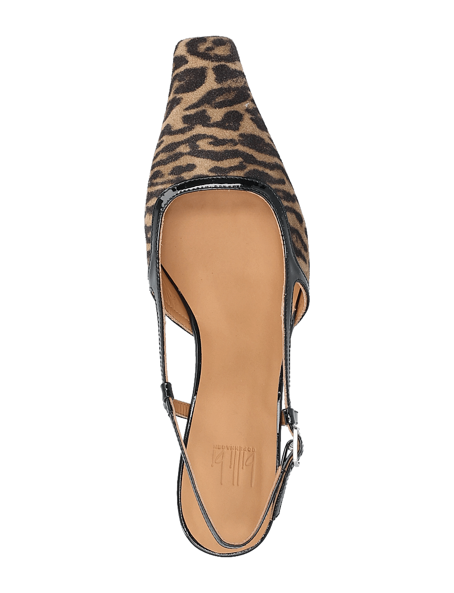 Billi Bi - Sling back - heeled slingbacks - leopardo cuoio suede - 3