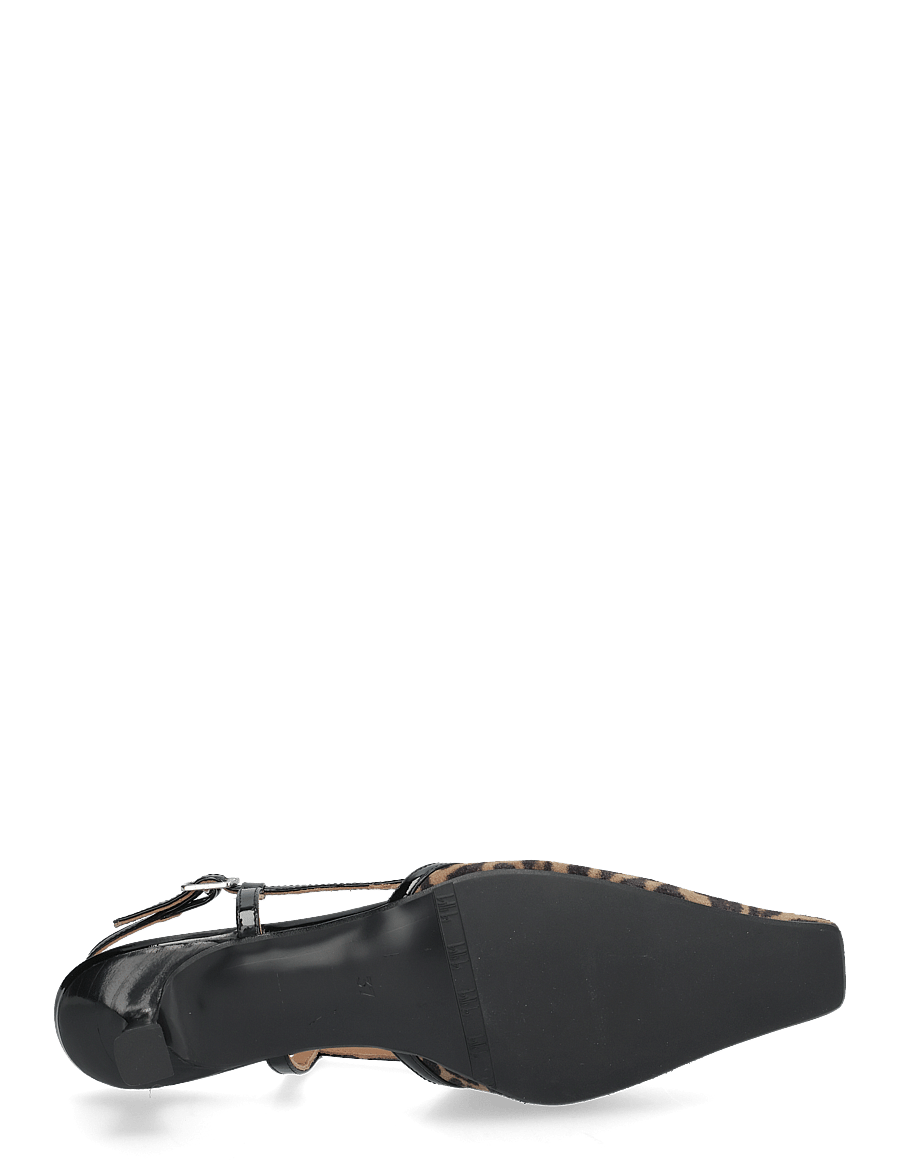 Billi Bi - Sling back - heeled slingbacks - leopardo cuoio suede - 4