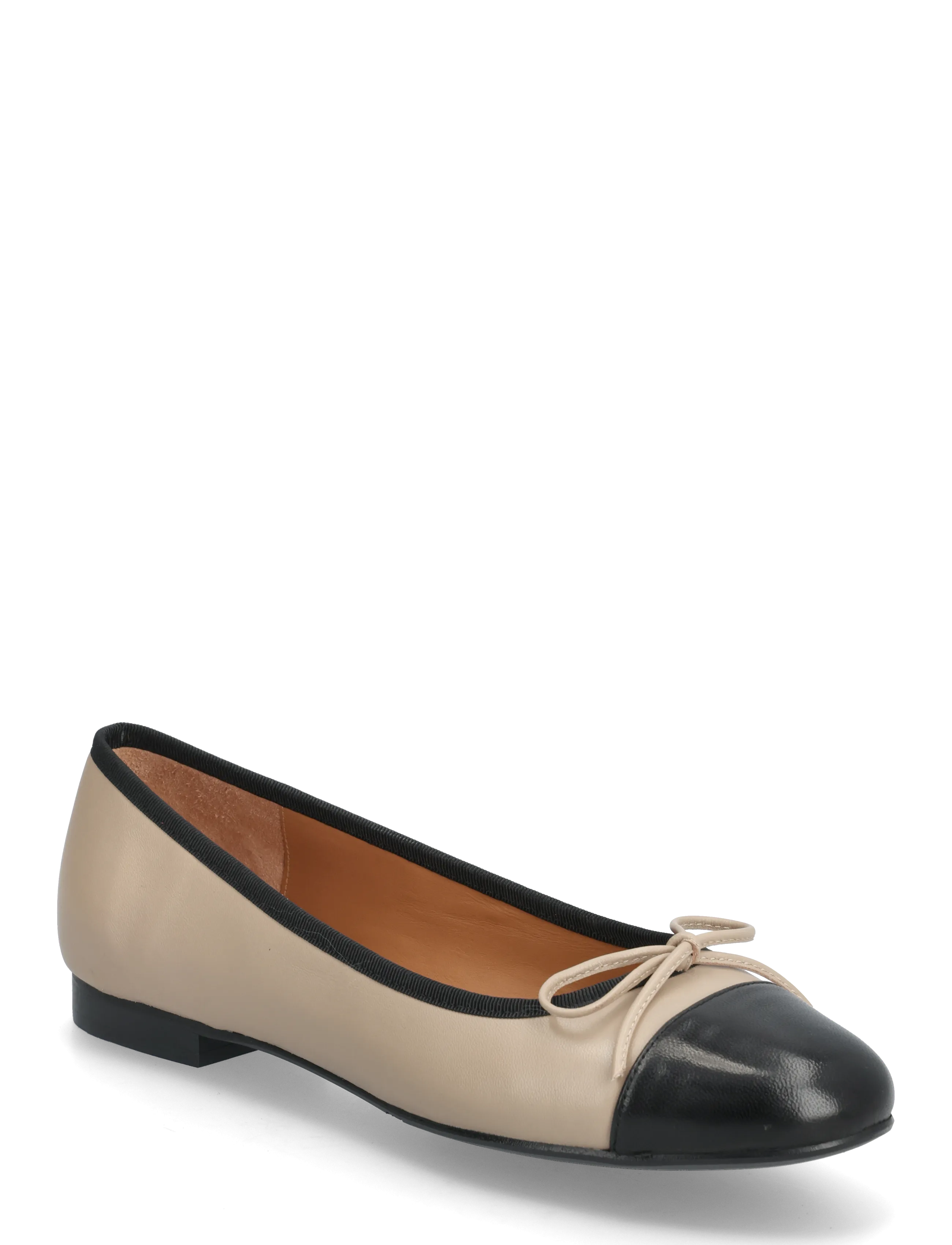 Billi Bi Ballerinas - Ballerina sko - BLACK NAPPA/BEIGE NAPPA / beige
