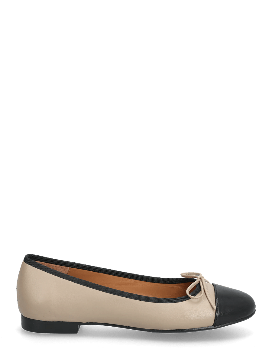 Billi Bi - Ballerina - besondere anlässe - black nappa/beige nappa - 1