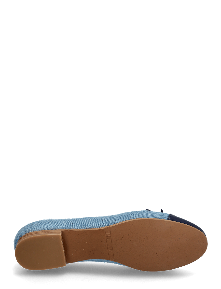 Billi Bi - Ballerina - besondere anlässe - navy blue patent/denim - 4