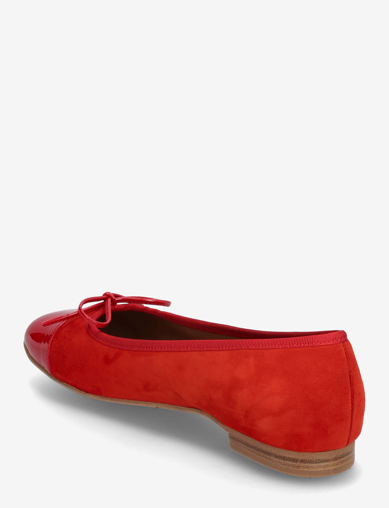 Billi Bi - Ballerina - kvinder - red patent/red suede - 2