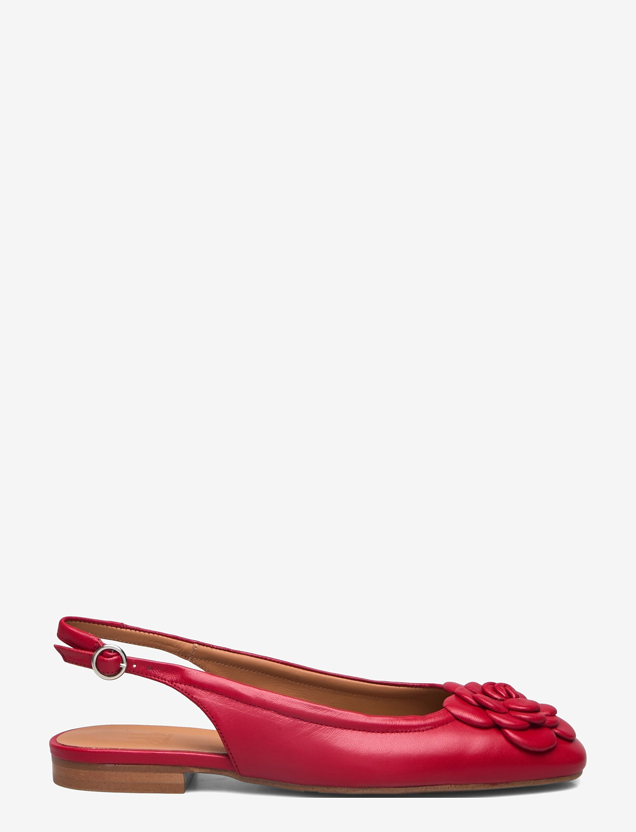 Billi Bi - Sling back - flatir slingback skór - red nappa - 1