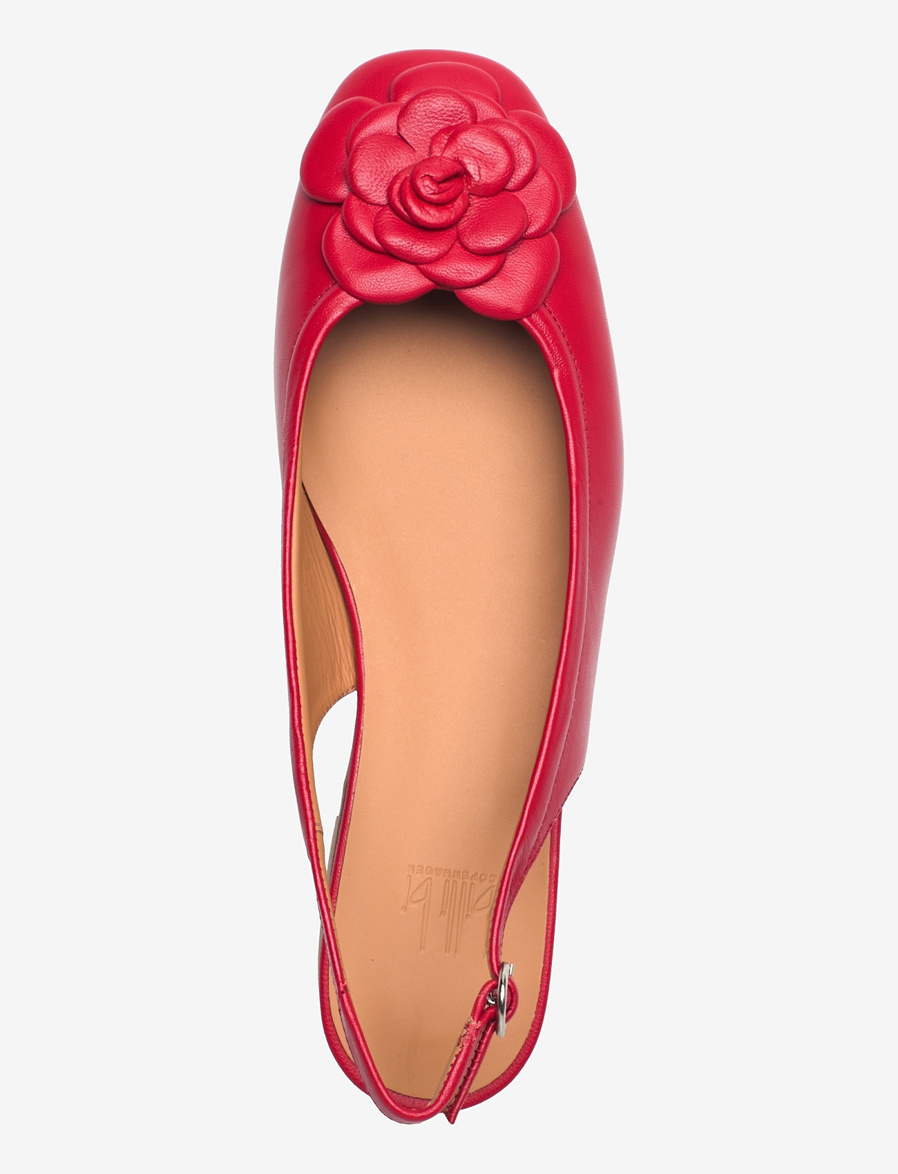 Billi Bi - Sling back - flatir slingback skór - red nappa - 3