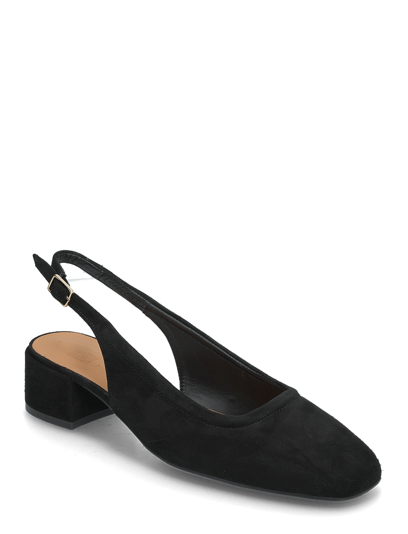 Billi Bi - Pumps - slingbacks mit absatz - black suede - 0