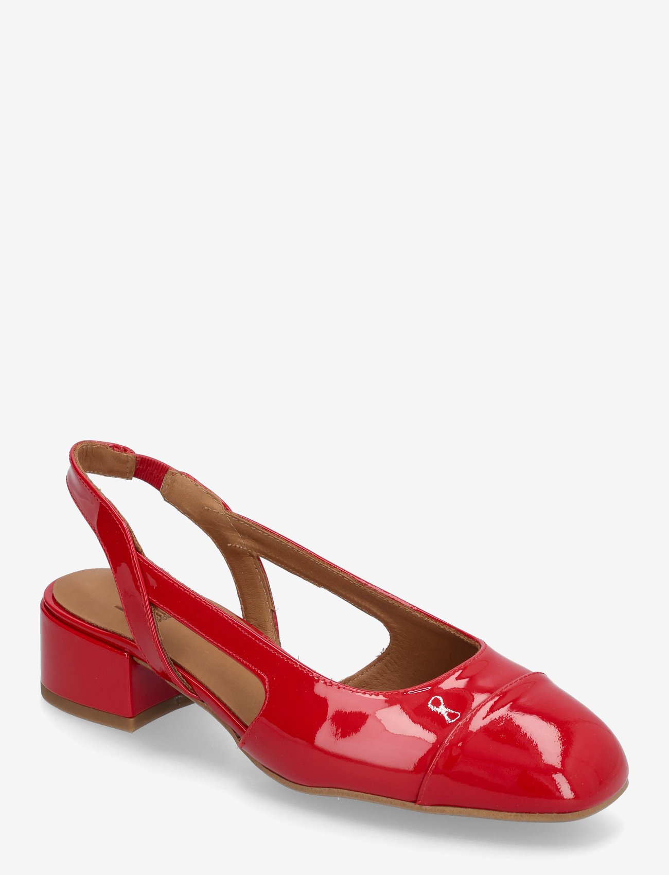 Billi Bi - Sling back - slingbacks med hæle - red patent - 0