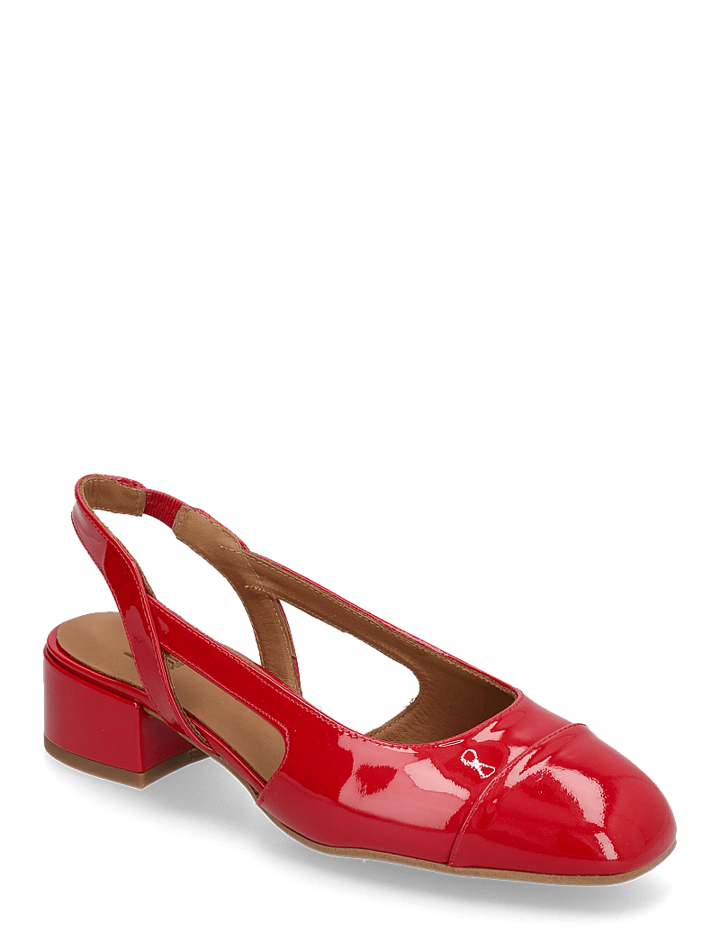Billi Bi - Sling back - slingbacks mit absatz - red patent - 0