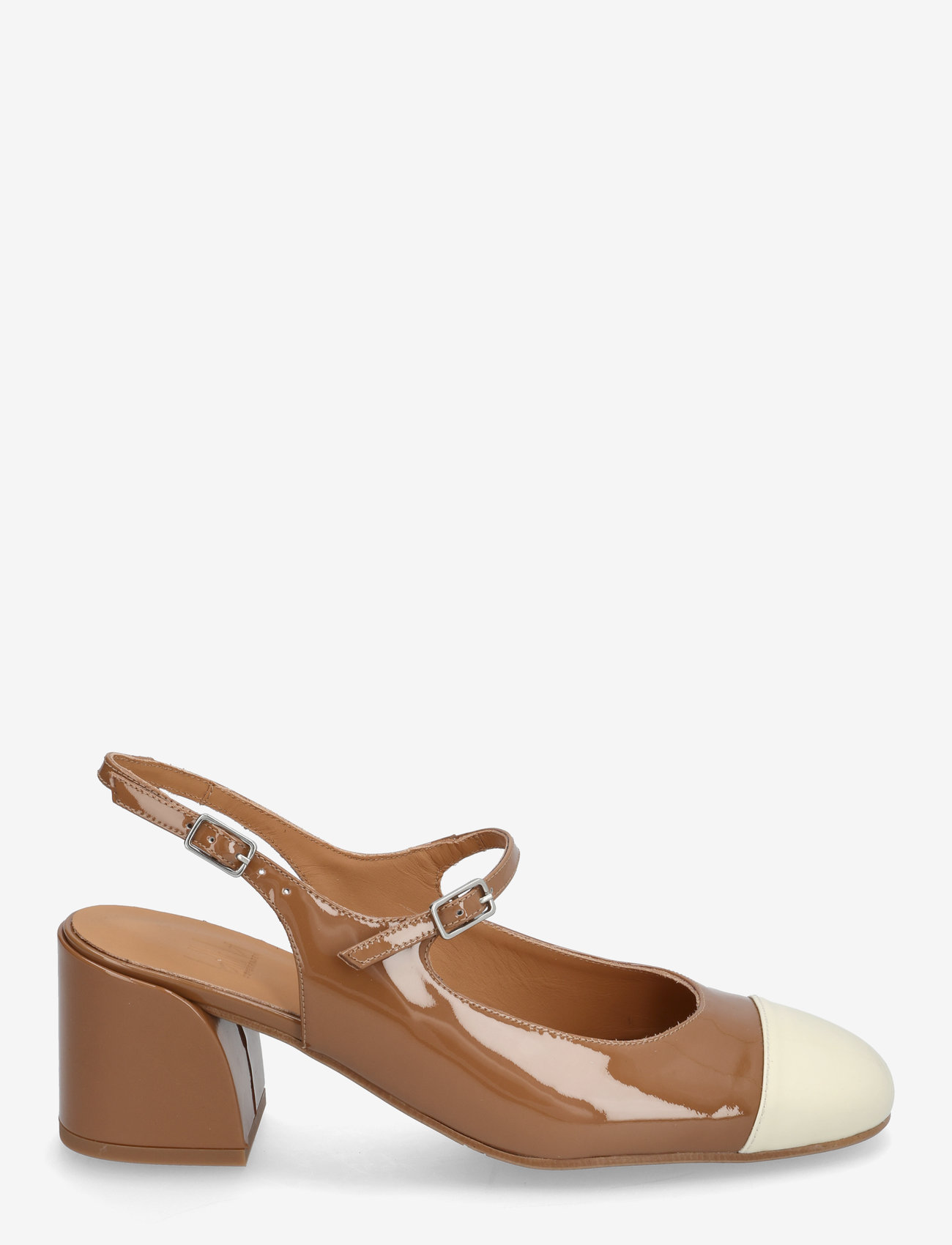 Billi Bi - Pumps - kvinder - stone patent/camel patent - 1
