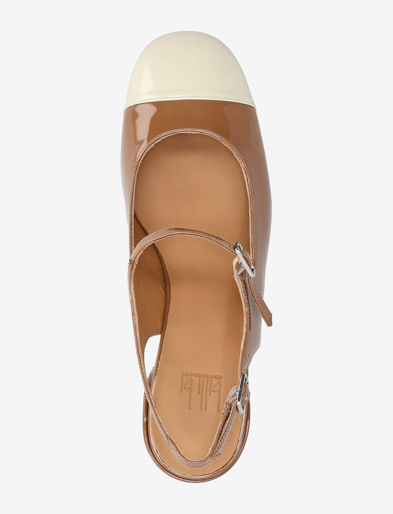 Billi Bi - Pumps - kvinder - stone patent/camel patent - 3