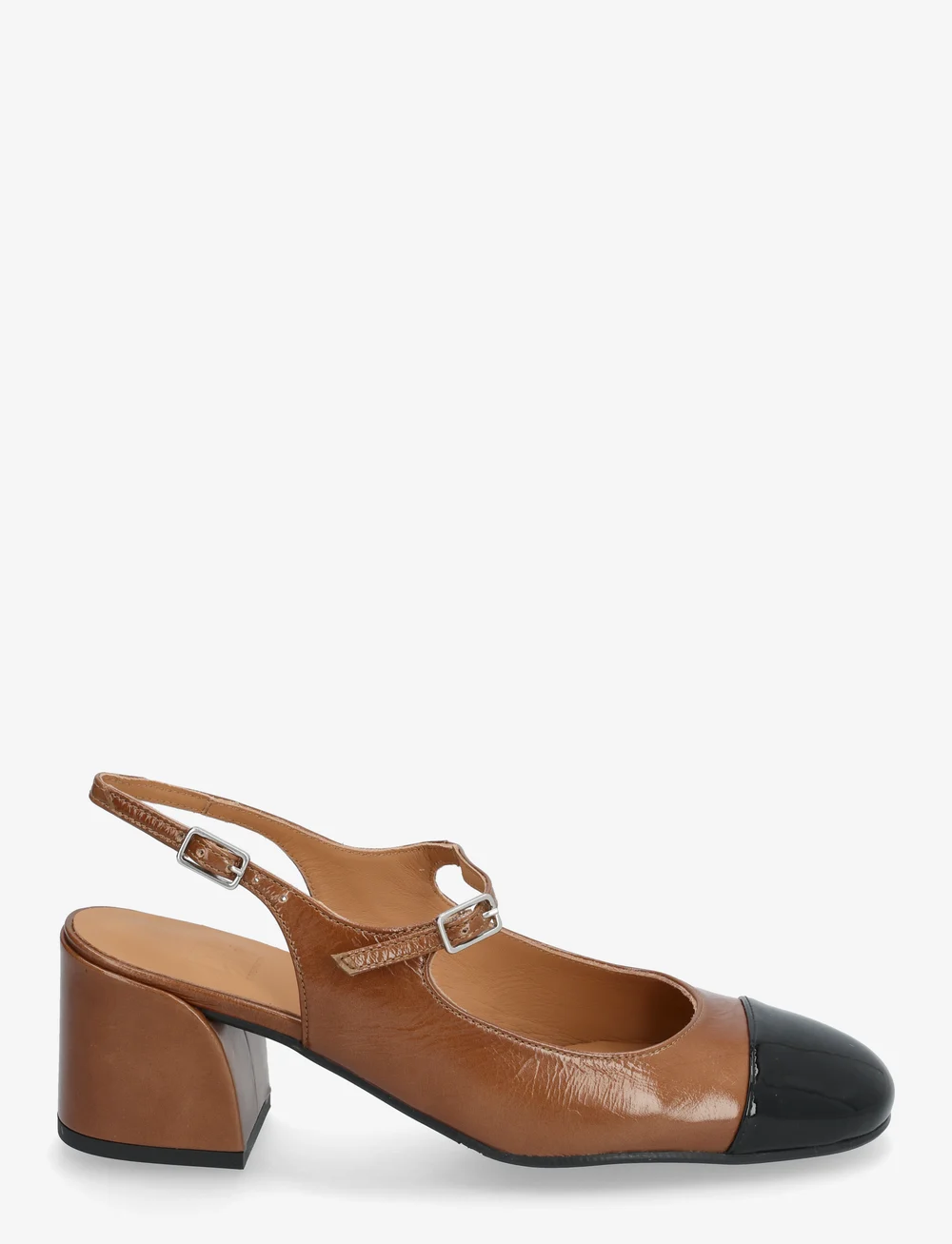 Billi Bi - Pumps - slingbacks mit absatz - black pat./palisandro - 1