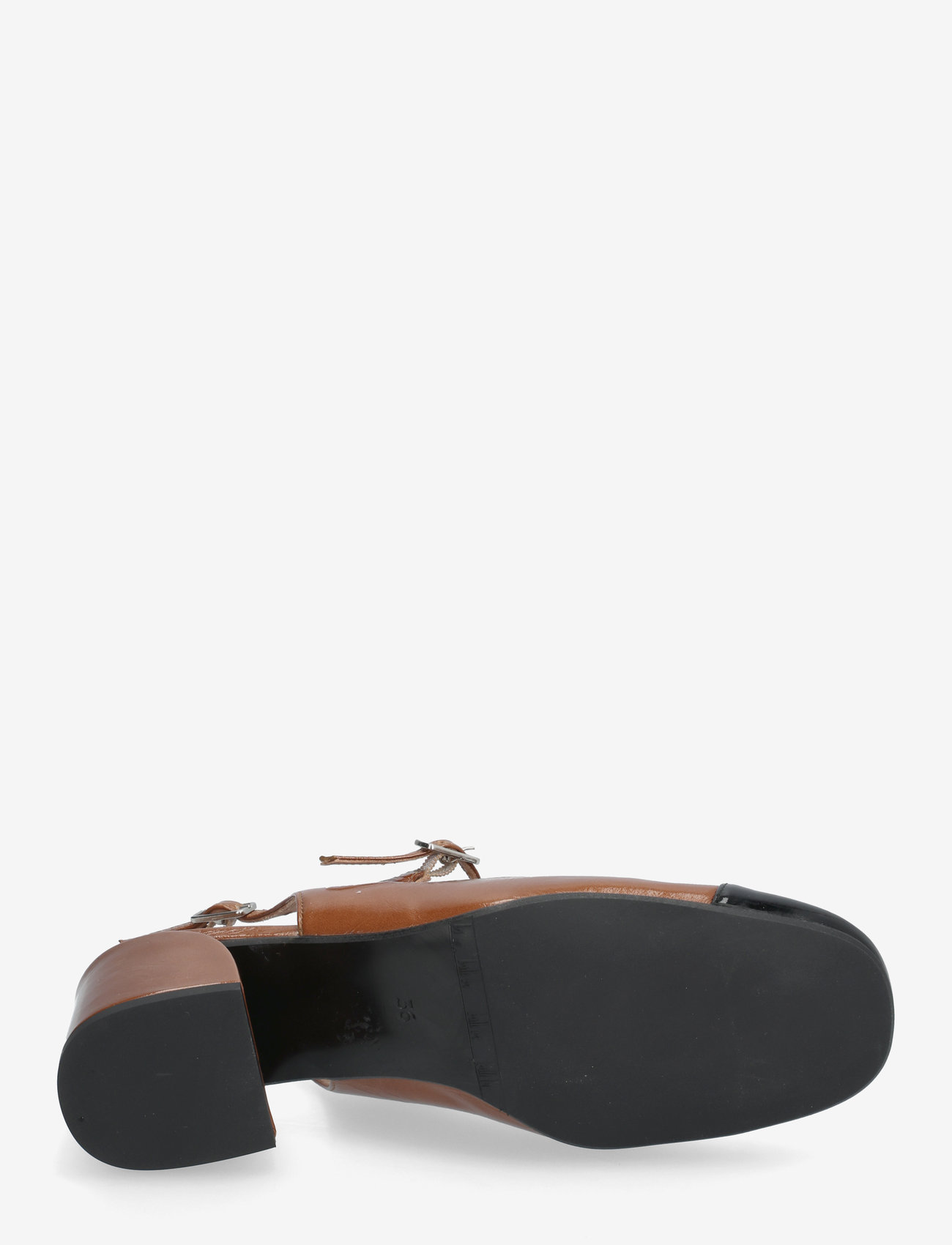 Billi Bi - Pumps - slingbacks med hæle - black pat./palisandro - 4