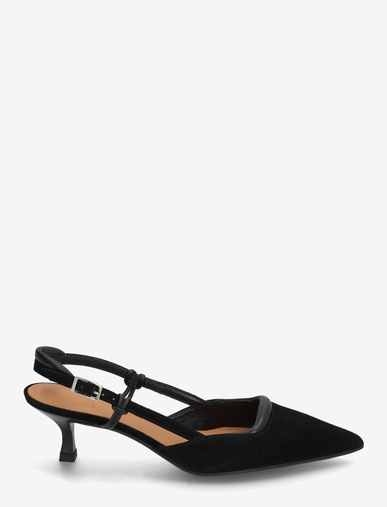 Billi Bi - Sling back - women - black suede/nappa - 1