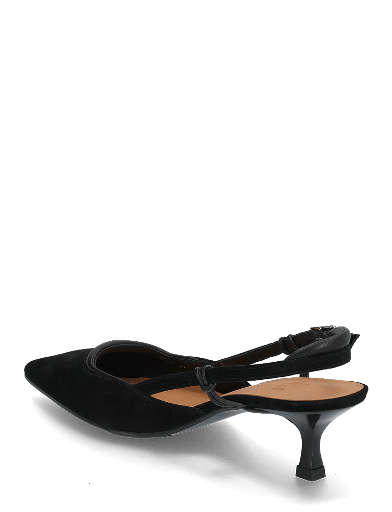 Billi Bi - Sling back - högklackade slingbacks - black suede/nappa - 2