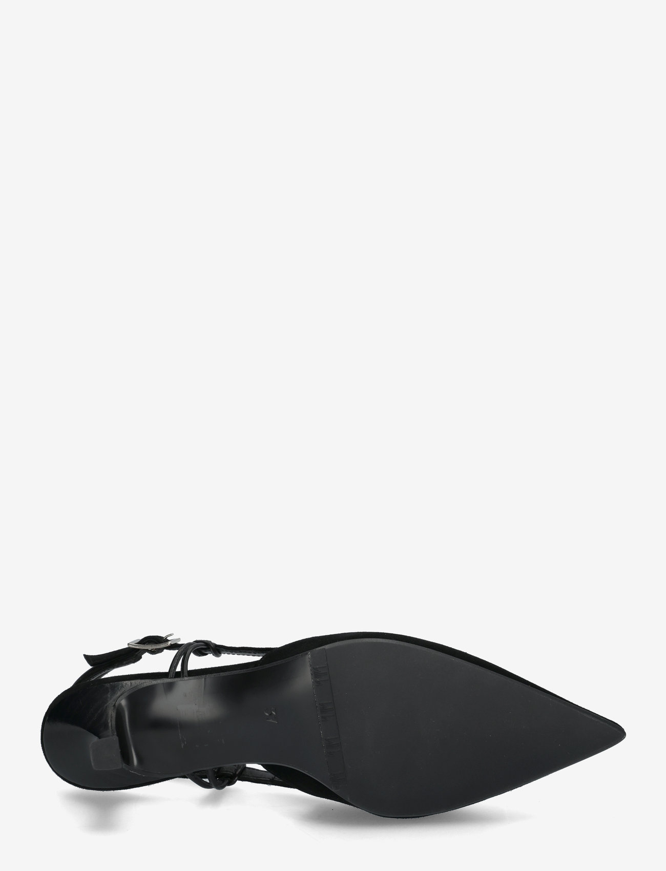 Billi Bi - Sling back - women - black suede/nappa - 4
