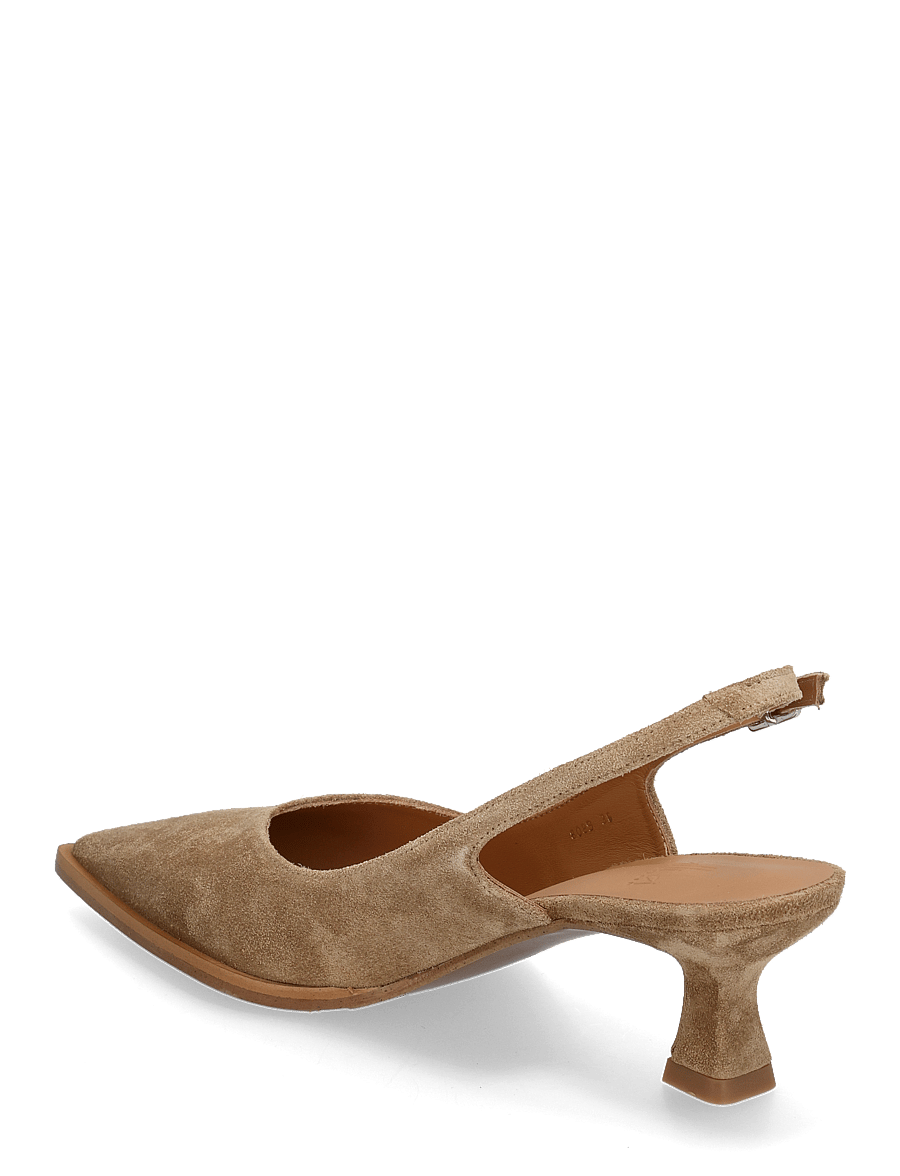 Billi Bi - Sling back - heeled slingbacks - cuoio babysilk suede - 2