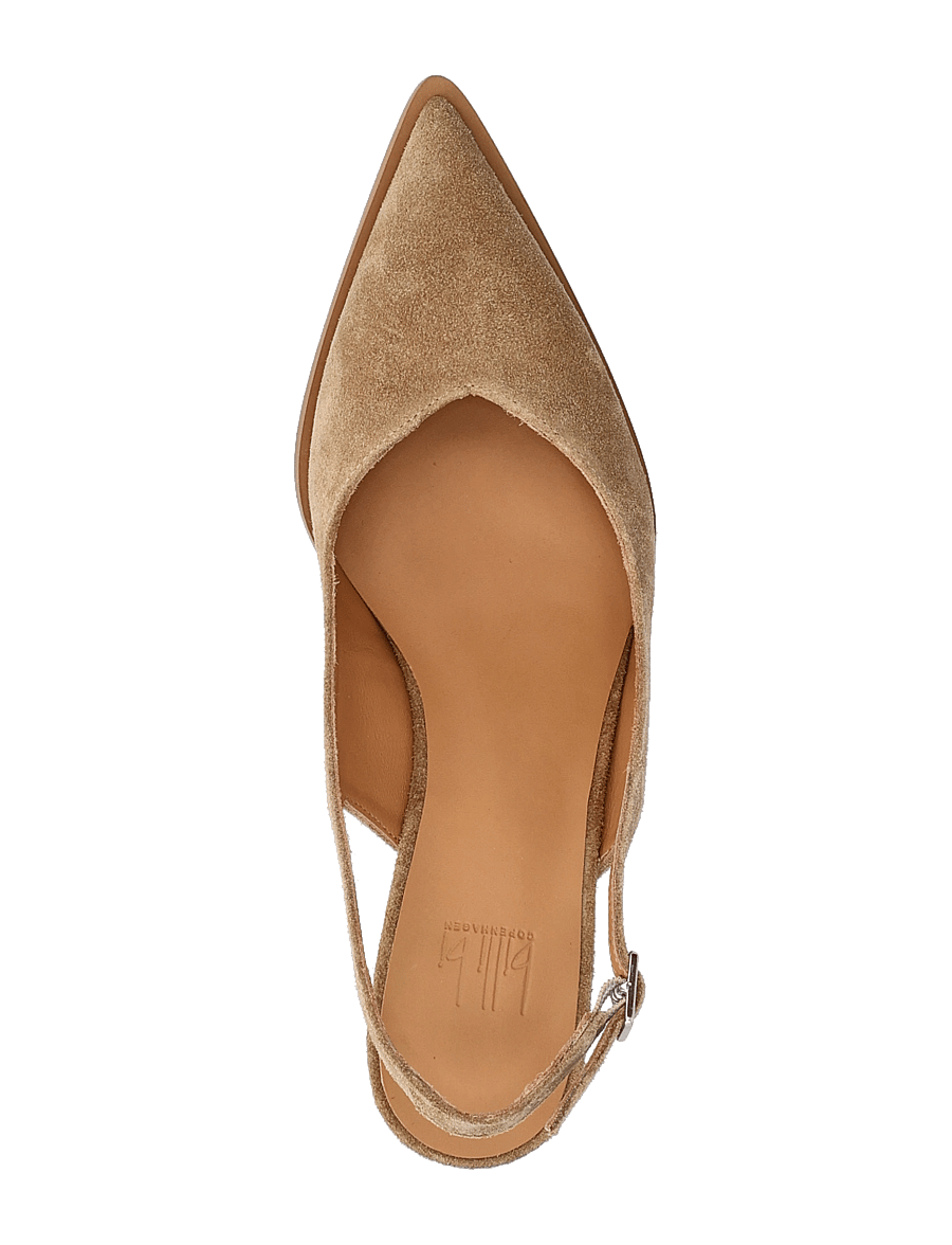 Billi Bi - Sling back - heeled slingbacks - cuoio babysilk suede - 3