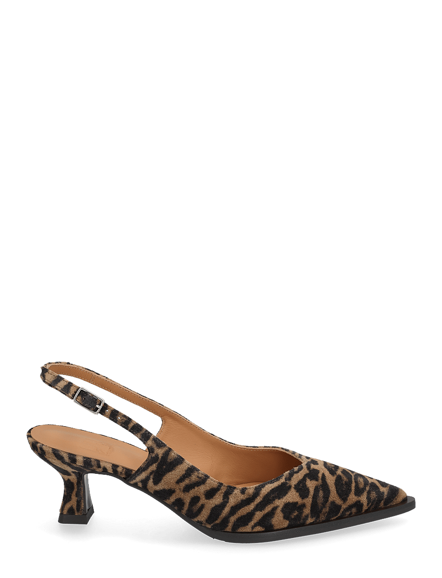 Billi Bi - Sling back - slingbacks mit absatz - leopardo cuoio suede - 1
