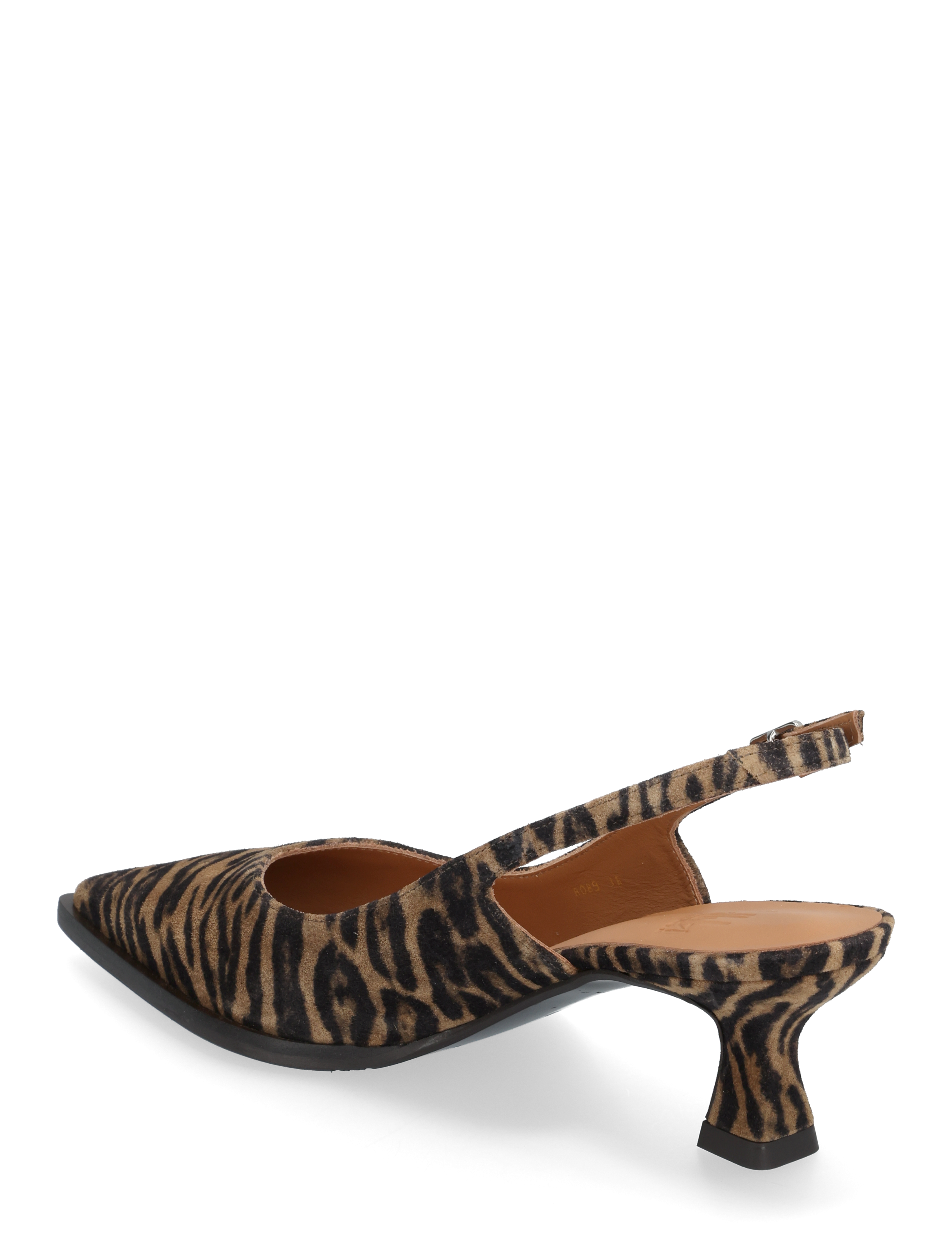 Billi Bi - Sling back - pantofle bez pięty na obcasie - leopardo cuoio suede - 2