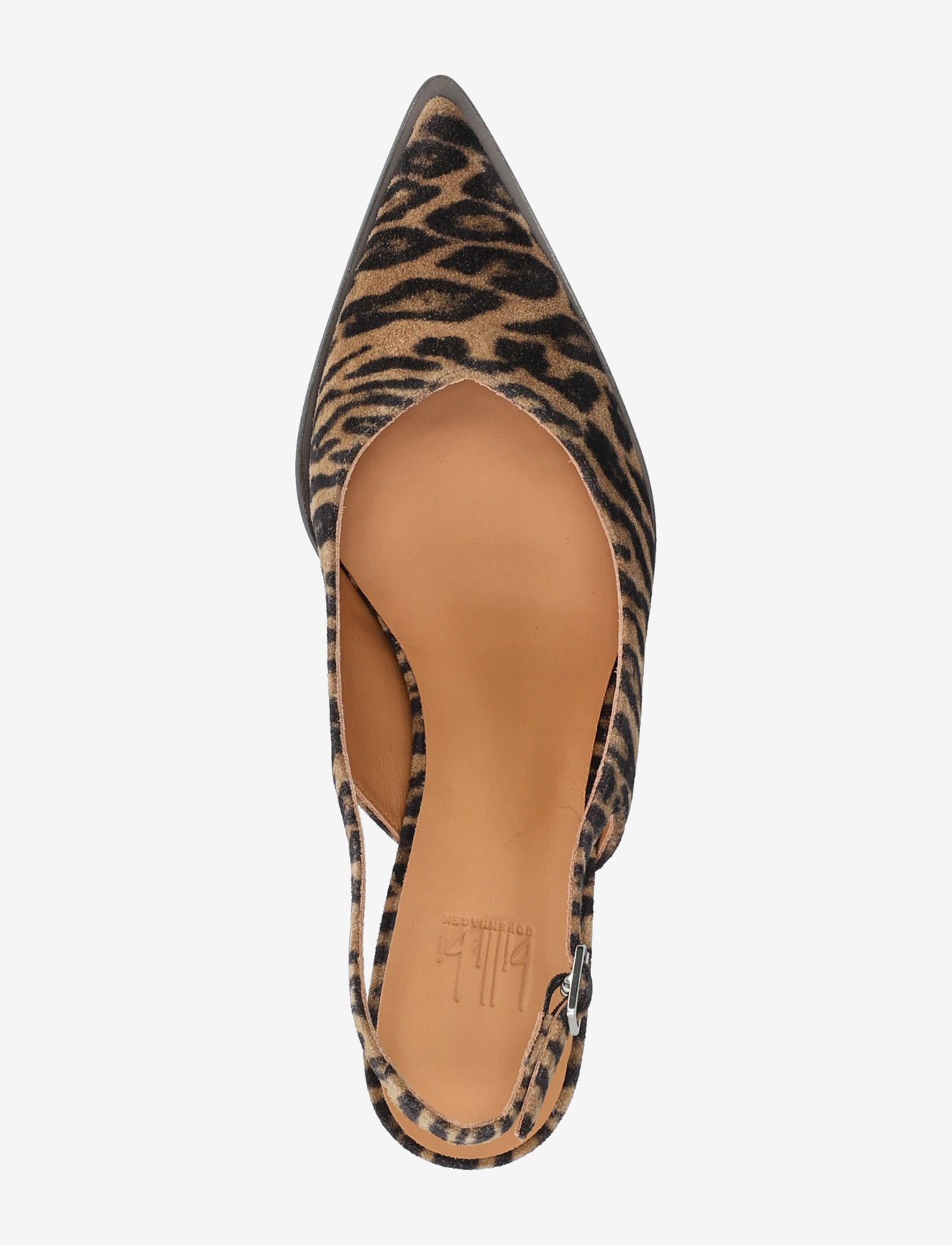Billi Bi - Sling back - slingbacks med hæle - leopardo cuoio suede - 3