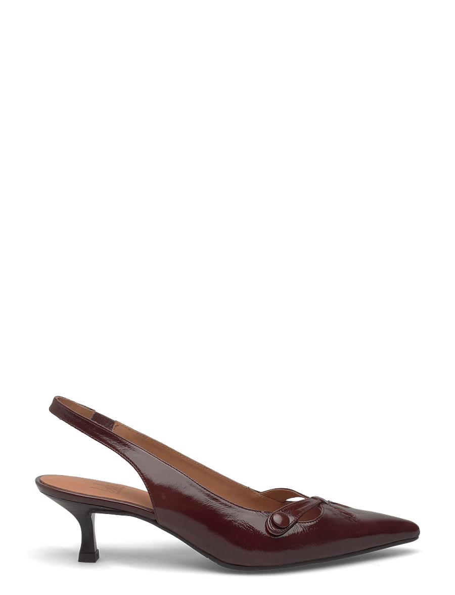 Billi Bi - Sling back - slingbacks mit absatz - castagno naplack - 1