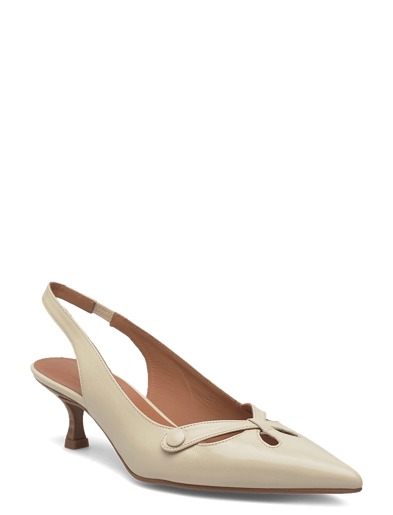 Billi Bi - Sling back - slingbacks mit absatz - off white naplack - 0