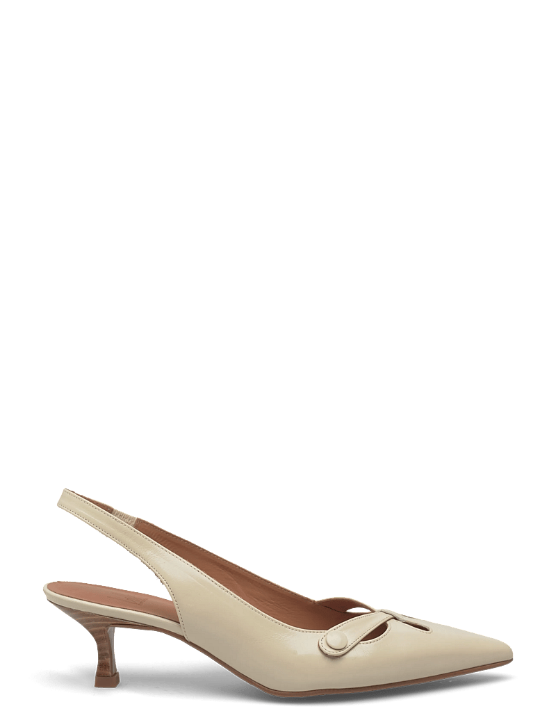 Billi Bi - Sling back - slingbacks mit absatz - off white naplack - 1