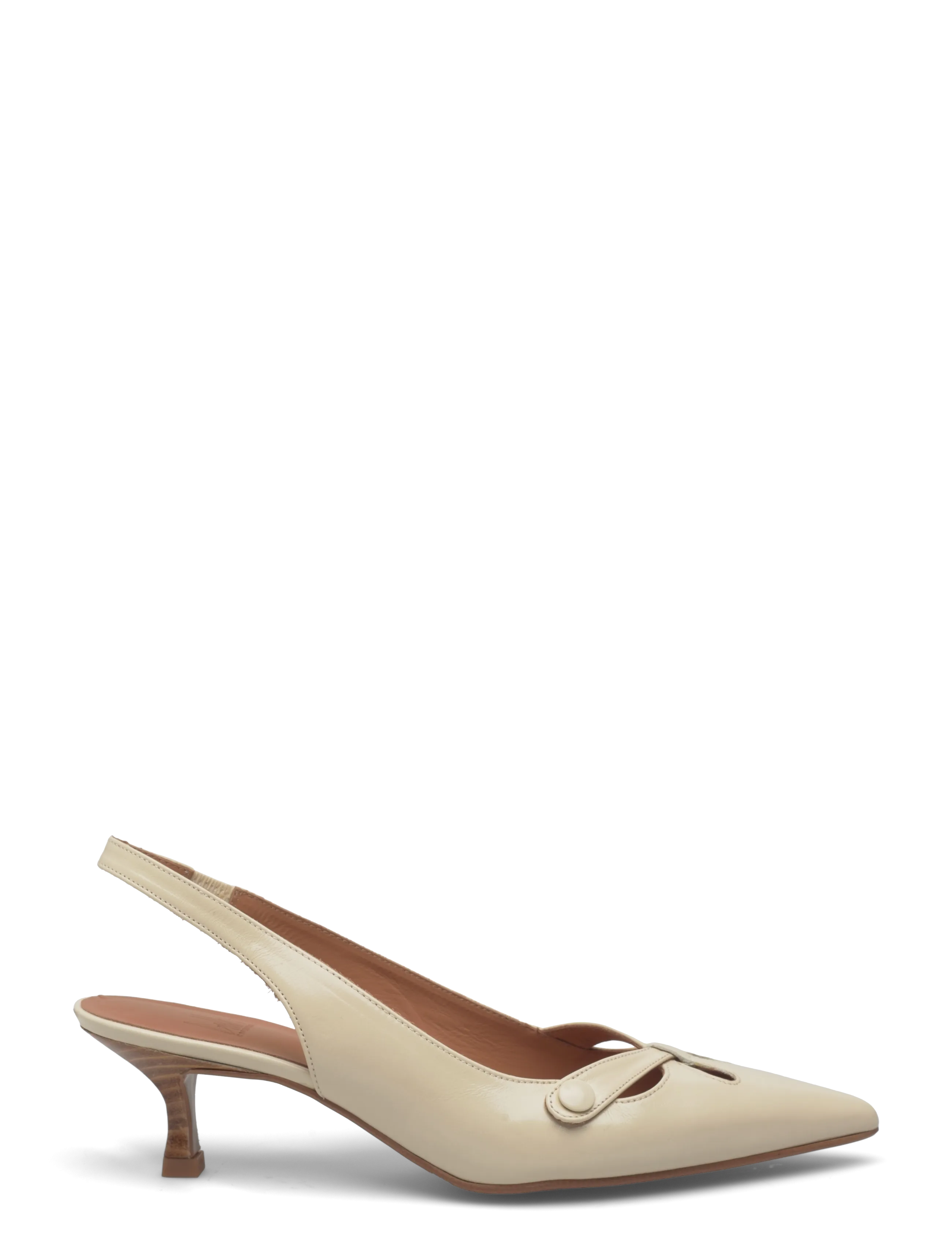 Billi Bi - Sling back - slingbacks med hæle - off white naplack - 1