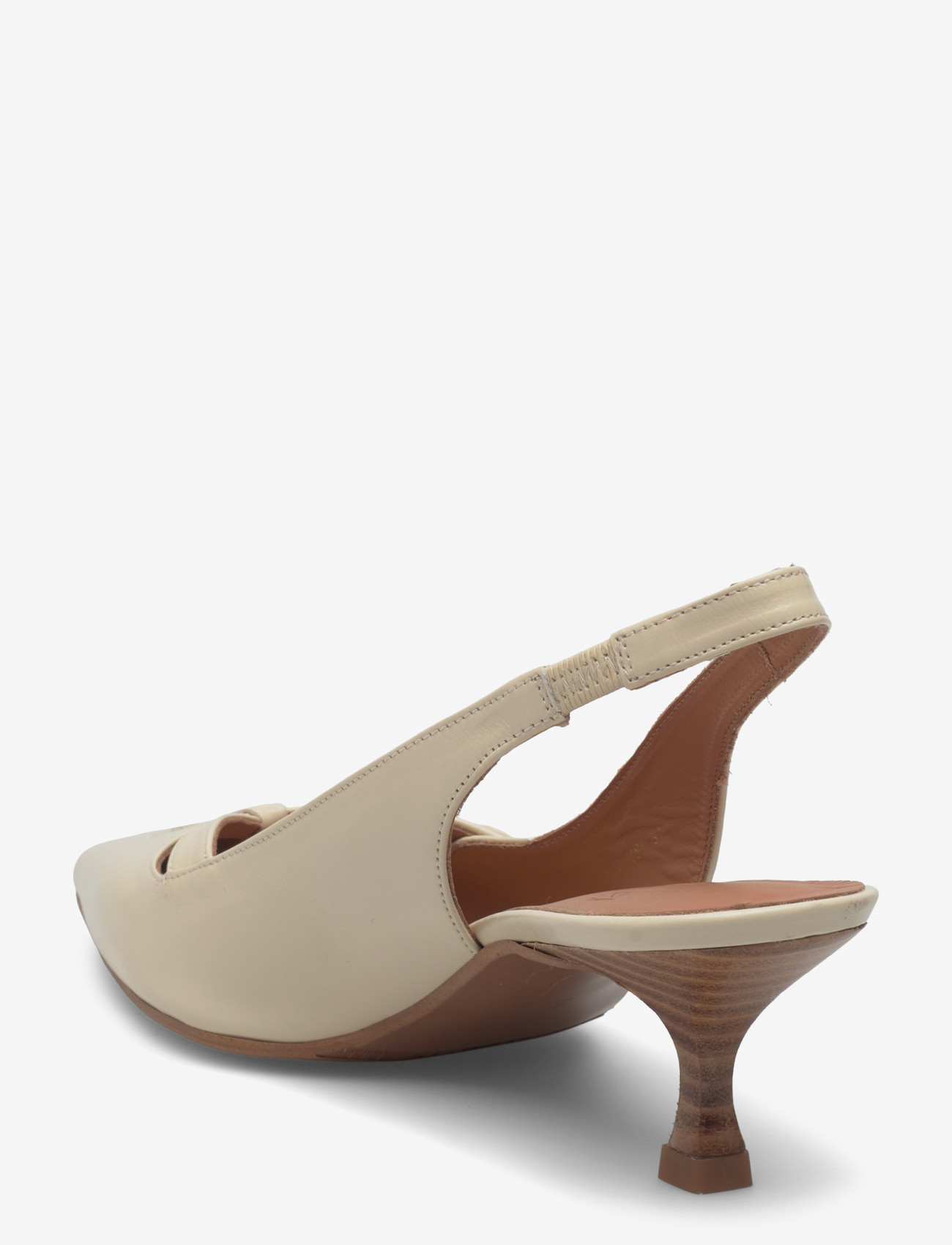 Billi Bi - Sling back - slingbacks med hæl - off white naplack - 2