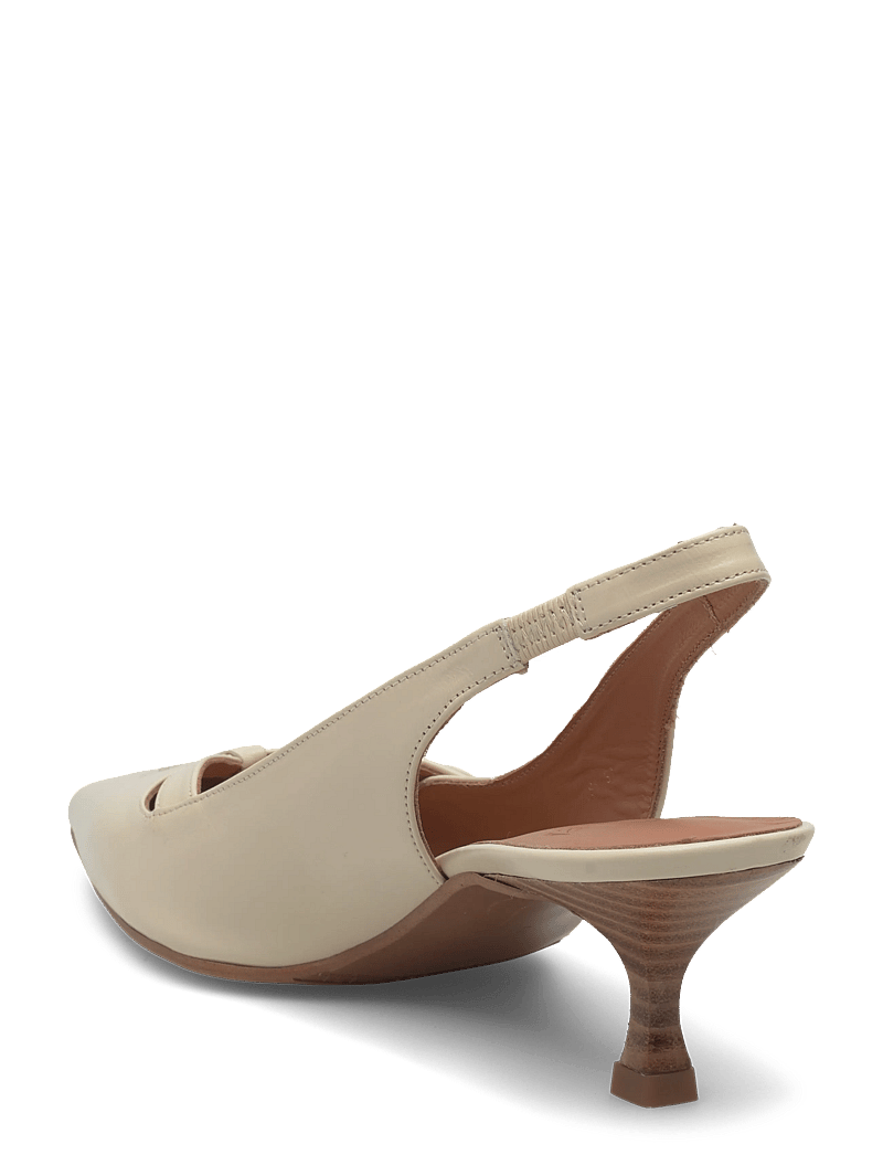 Billi Bi - Sling back - slingbacks mit absatz - off white naplack - 2