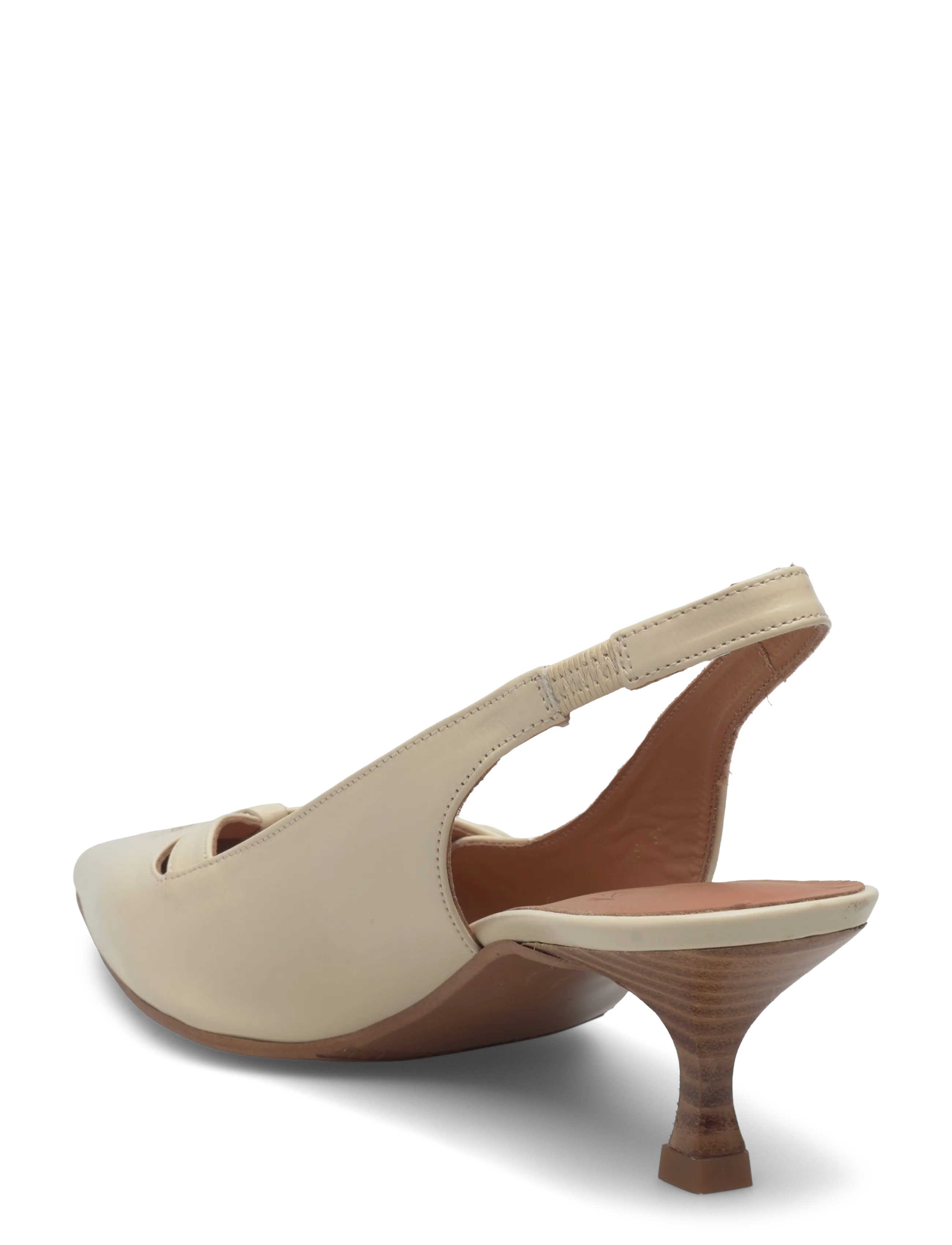 Billi Bi - Sling back - slingbacks med hæle - off white naplack - 2