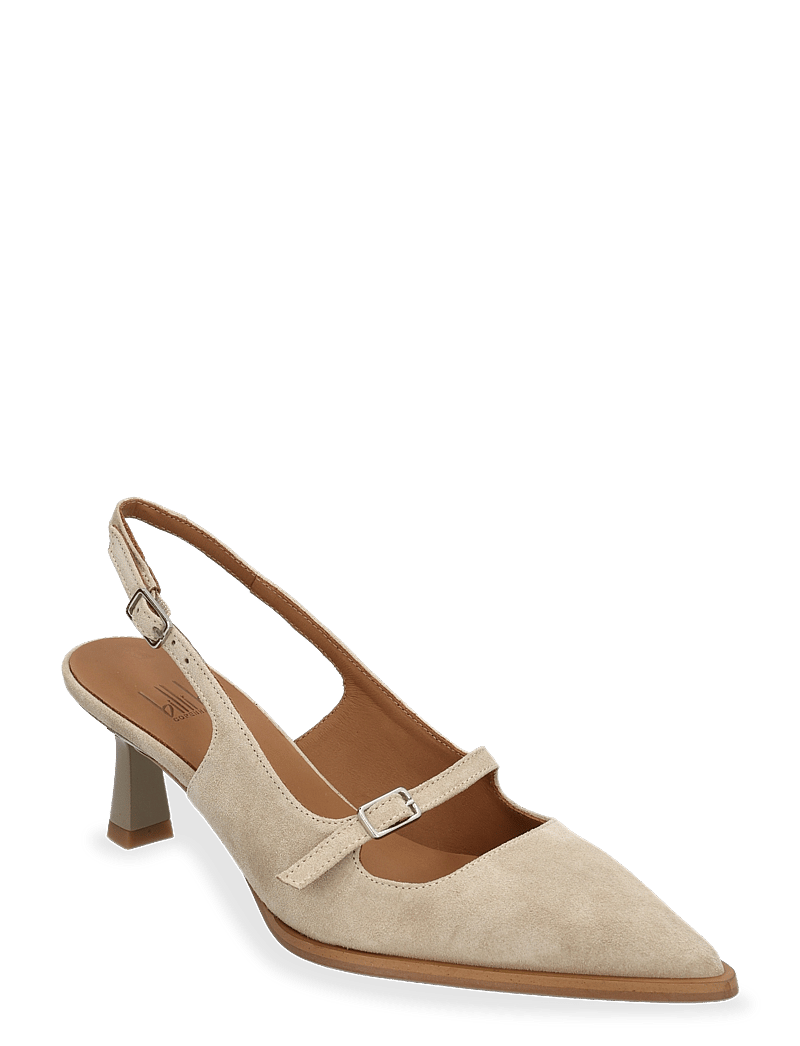 Billi Bi - Sling back - slingbacks mit absatz - chameau babysilk suede - 0