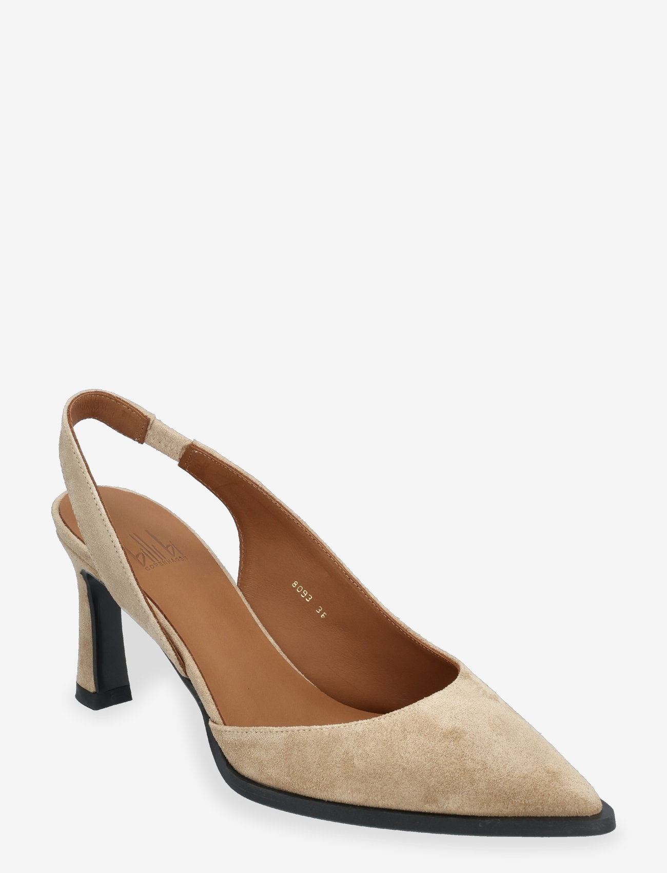 Billi Bi - Sling back - kvinder - chameau babysilk suede - 0