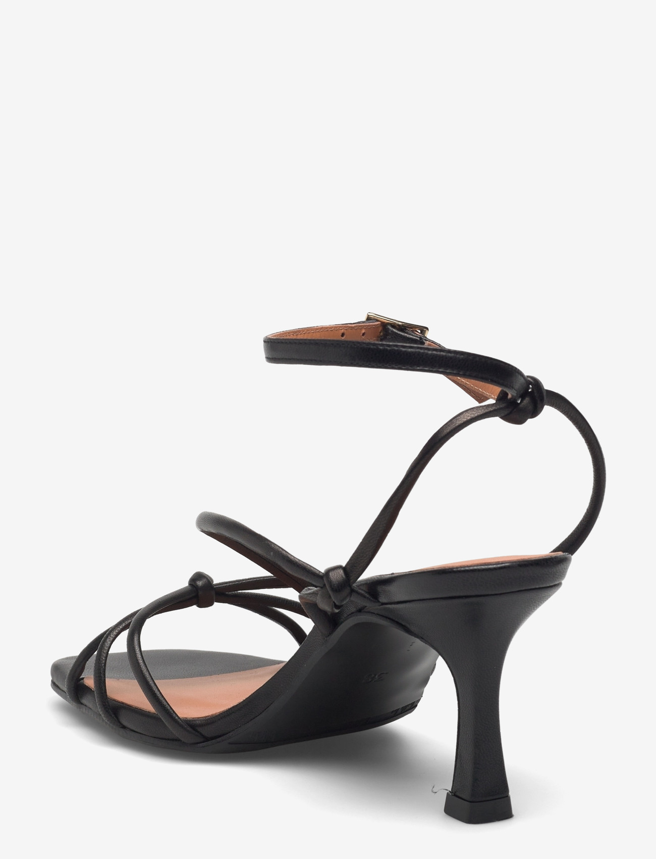 Billi Bi - Heeled sandals - konfirmationstøj - black nappa - 2