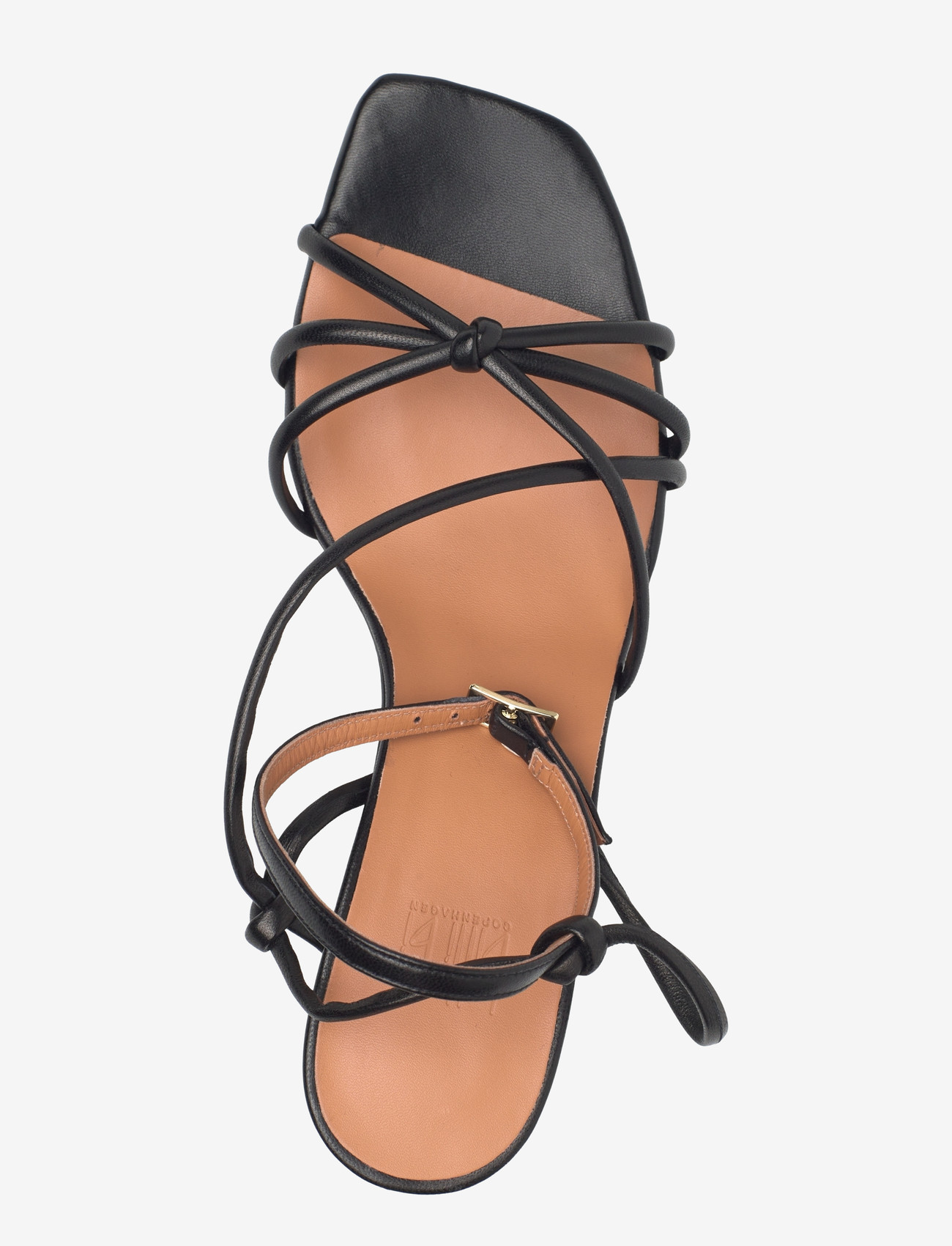 Billi Bi - Heeled sandals - konfirmationstøj - black nappa - 3