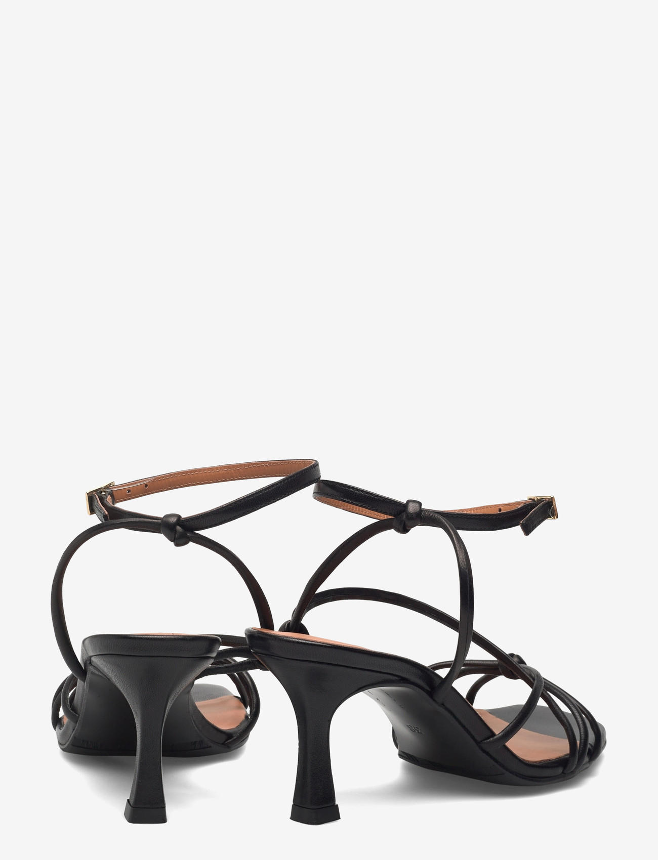 Billi Bi - Heeled sandals - konfirmationstøj - black nappa - 4