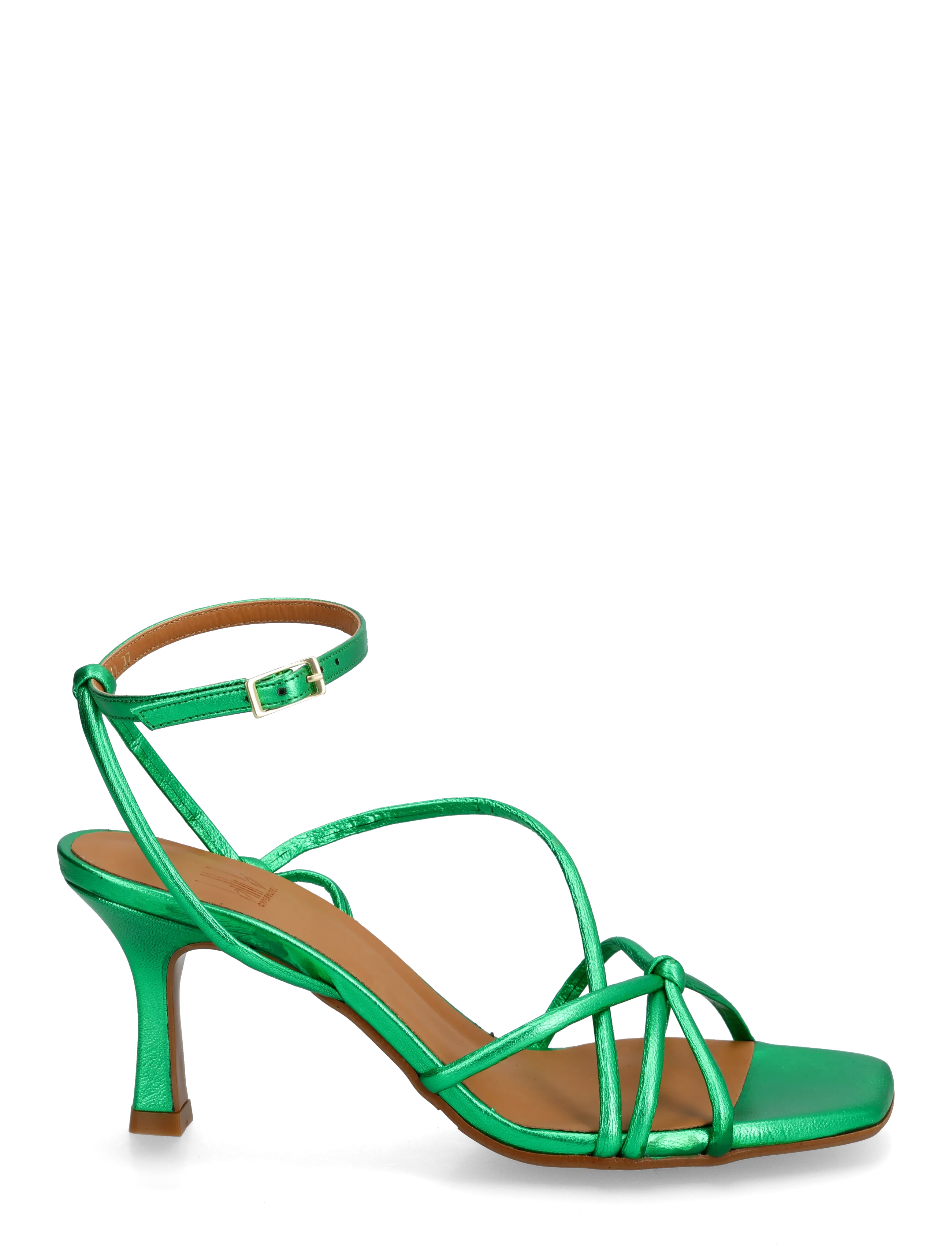 Billi Bi - Heeled sandals - konfirmation - green metallic - 1
