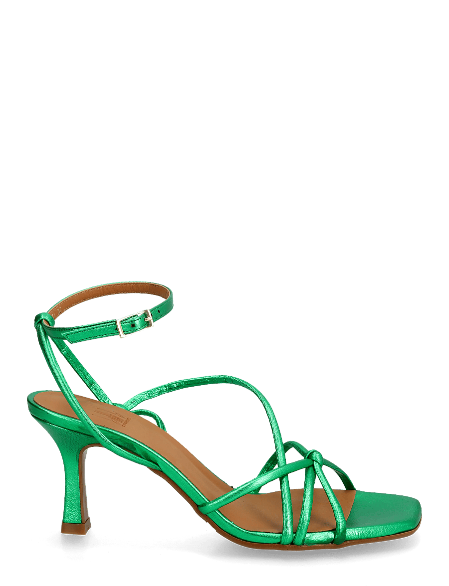 Billi Bi - Heeled sandals - konfirmation - green metallic - 1