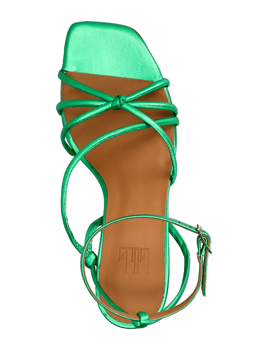 Billi Bi - Heeled sandals - konfirmation - green metallic - 3