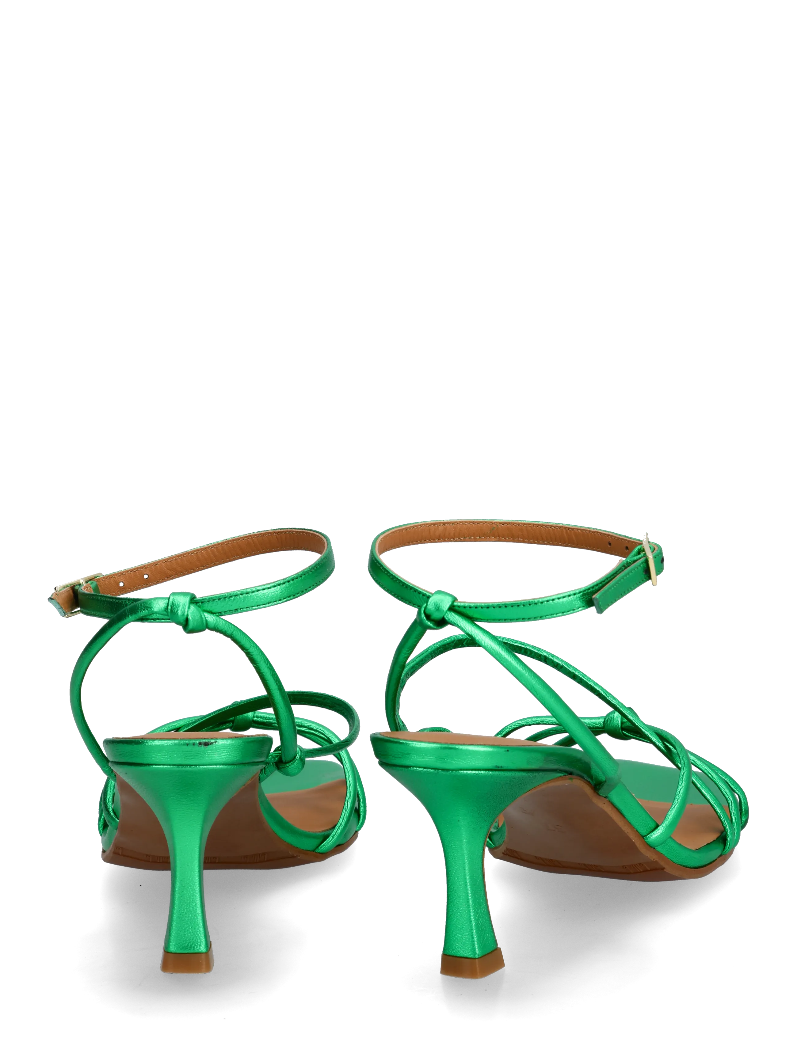 Billi Bi - Heeled sandals - konfirmation - green metallic - 4