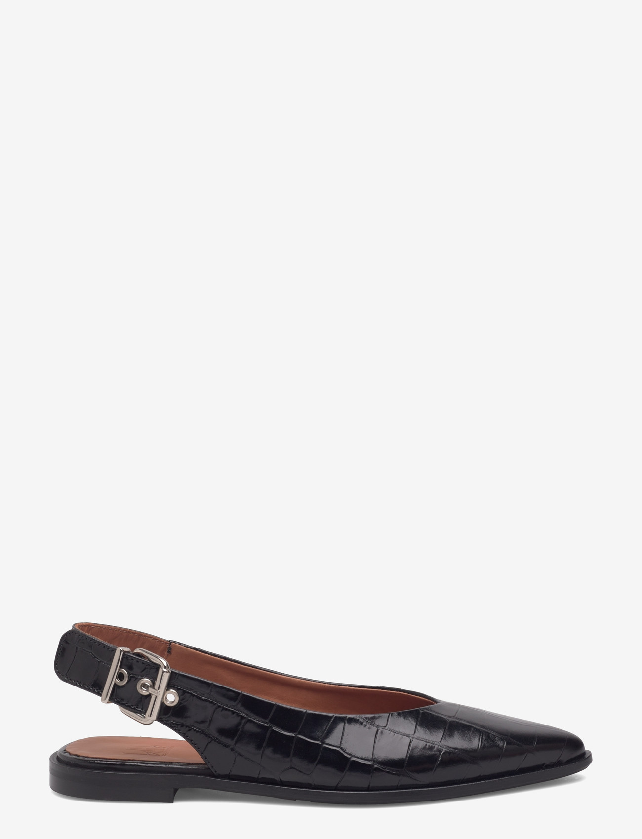 Billi Bi - Ballerina - platta slingbacks - black monterrey croco - 1