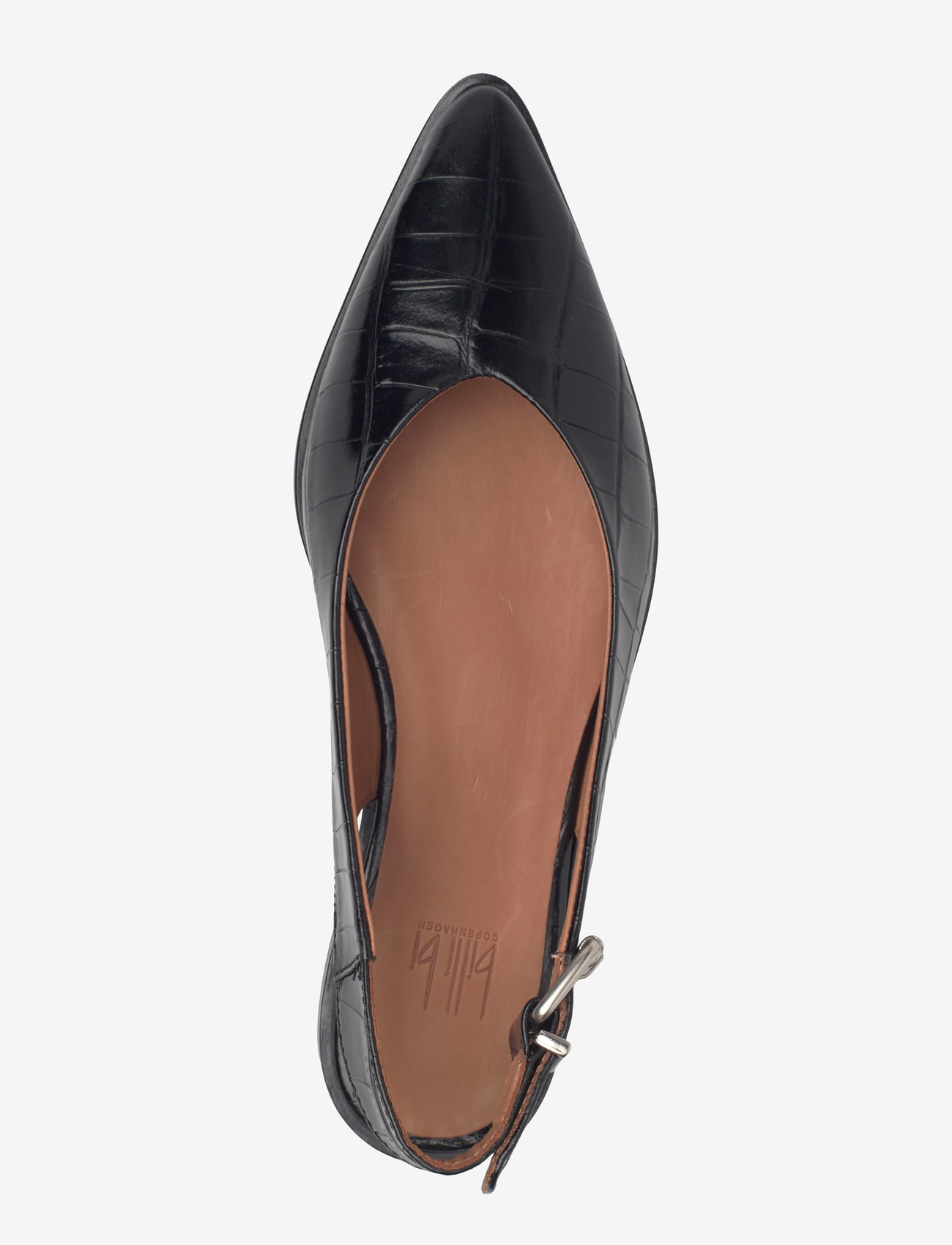 Billi Bi - Ballerina - platta slingbacks - black monterrey croco - 3