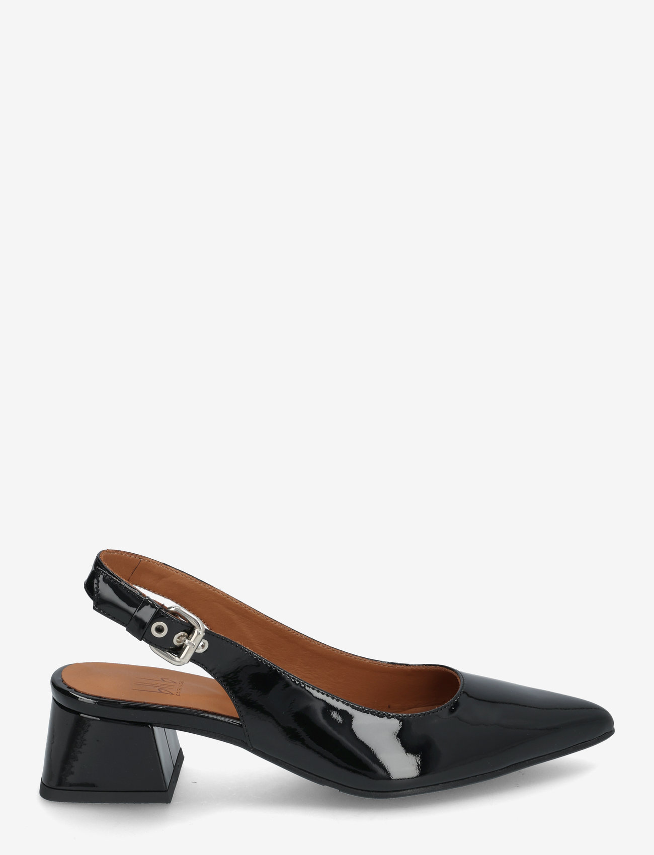 Billi Bi - Sling back - slingbacks med hæle - black patent - 1