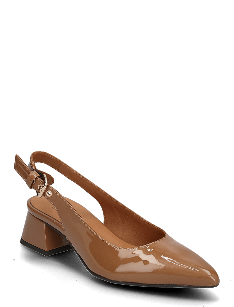 Billi Bi - Sling back - högklackade slingbacks - camel patent - 0