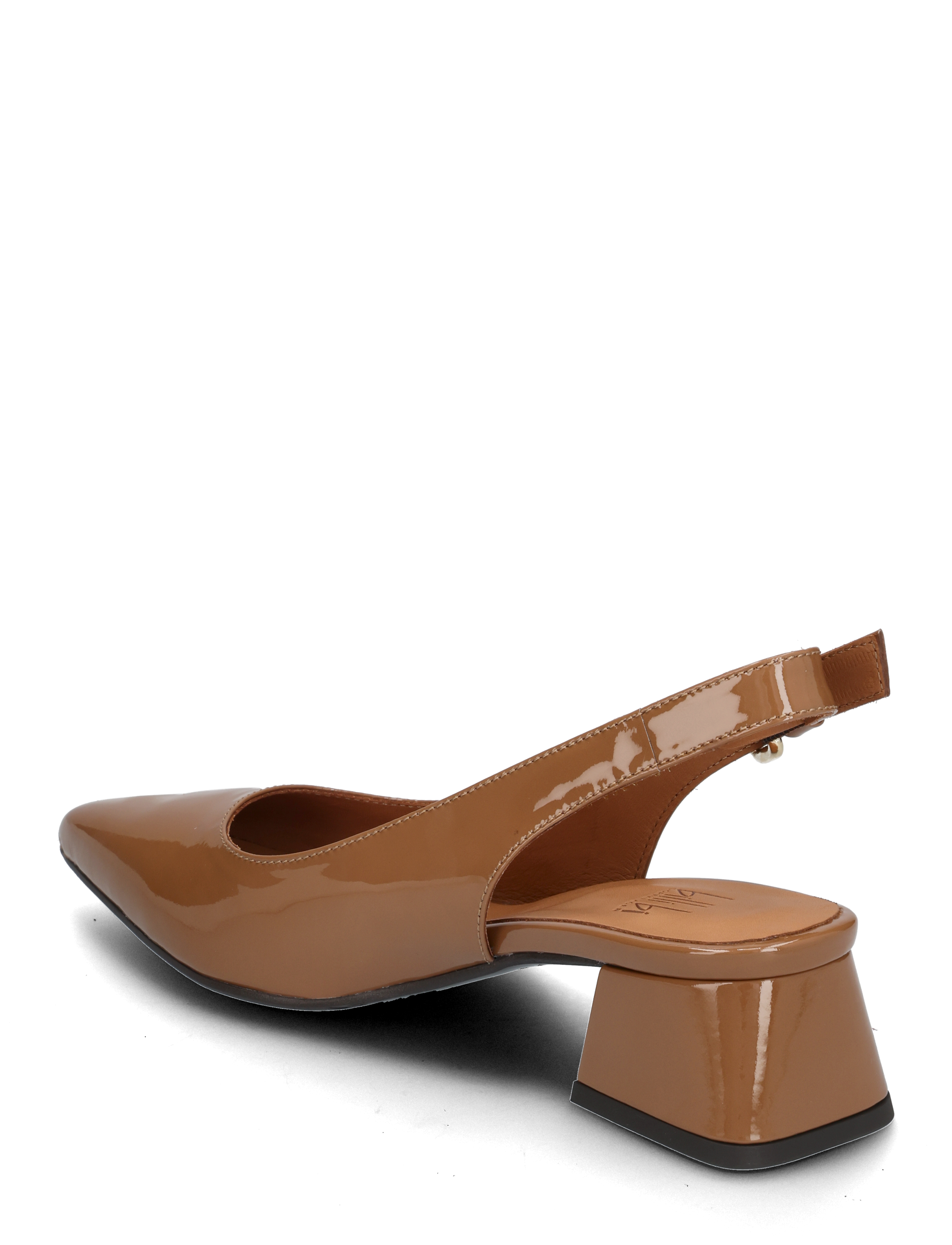 Billi Bi - Sling back - camel  patent - 2